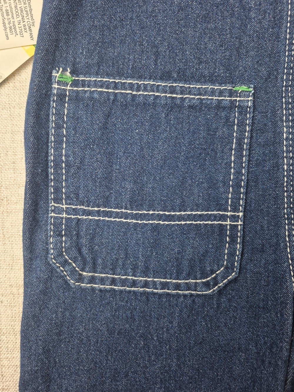 John Deere Denim Overalls New with Tags Size 4T - Picture 11 of 13